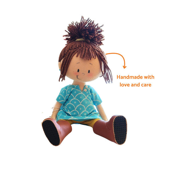 Mini Ava Handmade Cultural Doll